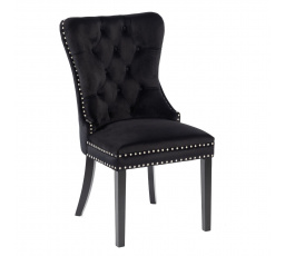 Židle velvet černá K9-FX