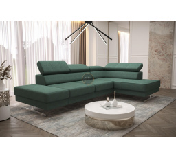 Rohová sedací souprava EMPORIO MINI 300x180 - zelená , pravá
