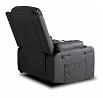 Rozkládací Masážní Křeslo BOX Černá Ekokůže