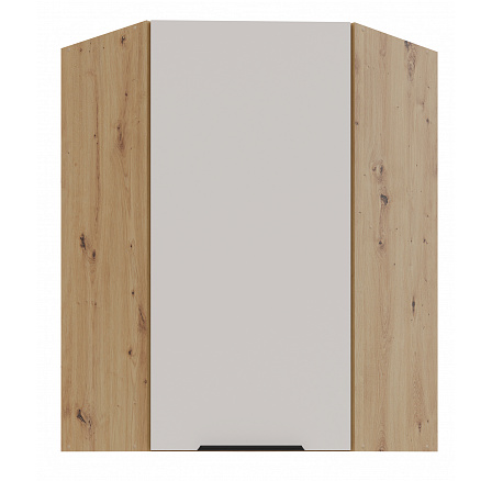Horní rohová skříňka SOLEA - 60x60 GN-90 1F (45°), Dub Artisan/Kašmír Horní rohová skříňka SOLEA - 60x60 GN-90 1F (45°), Dub Artisan/Kašmír