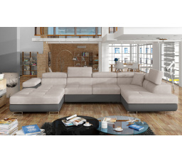 Sedací souprava ve tvaru U RODRIGO, Soro 83 / Soft 29 pravá