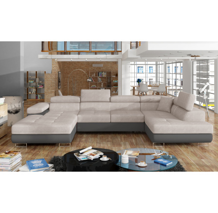 Sedací souprava ve tvaru U RODRIGO, Soro 83 / Soft 29 pravá