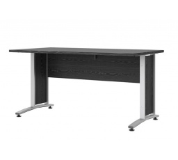 Psací stůl OFFICE 402/437, Černá/Silver grey