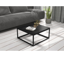 Konferenční stolek BELTEN 65x65 Černý+Černý