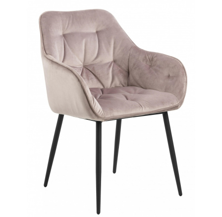 Židle Brooke VIC růžová