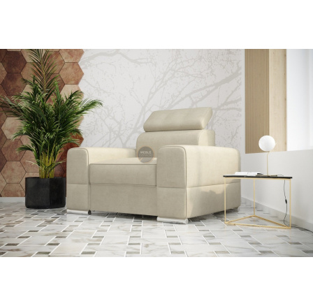 Křeslo ROYAL 114 cm - béžová