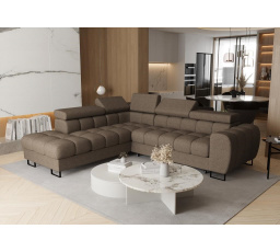 Rohová sedací souprava ASPEN 260x225 cm - levá, béžová