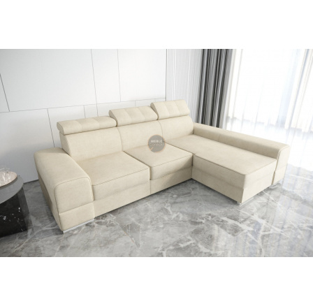 Rohová sedací souprava ROYAL 295×185 - pravá, béžová