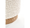 Sada 2 taburetů CANCUN, krémová/přírodní