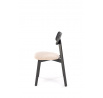 Jídelní židle HYLO, Béžová/Černá