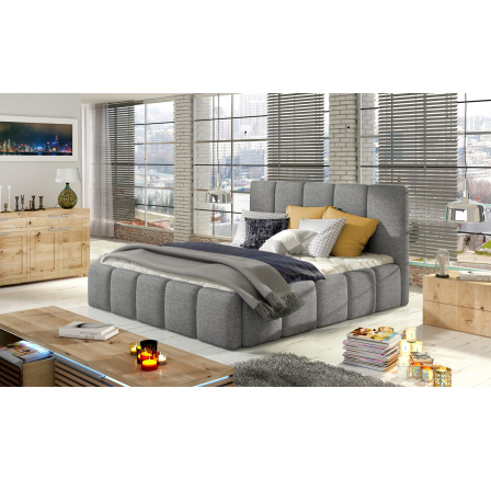 Postel Edvige + dřevěný rošt. 160x200 Sawana 21