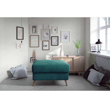 Asgard Taburet Matný Samet 75 73x73