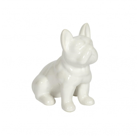 Figurka Francouzského buldočka S bílá Figurka Francouzského buldočka S bílá