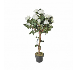 Umělá rostlina Růže 90 cm v květináči
