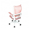Kancelářská židle, houpací mechanismus, růžová síťovina, KA-C807 PINK
