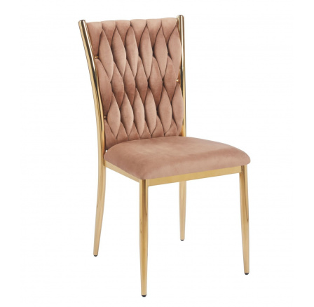 Židle velvet cappuccino K37-FXJG G