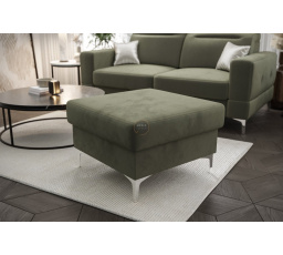 Taburet čalouněný  MALIBU 70 x 70 cm - zelená