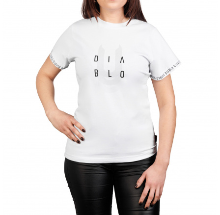 Dámské tričko-Bílá-Střední