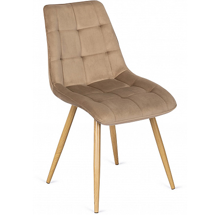 Židle RODRI Béžová Sametová