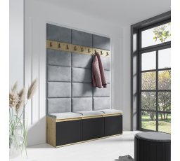 Předsíňová stěna EMI 6, Trinity 14/Artisan + Černá