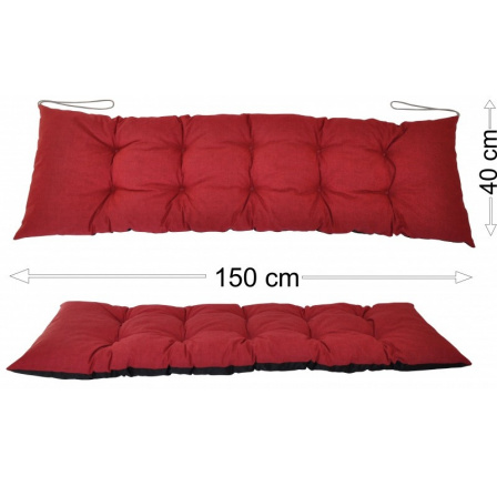 Podsedák 150x40 vínový melír