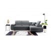 Rohová sedačka s funkcí spaní Annabelle pravá - grafitová Zetta 304