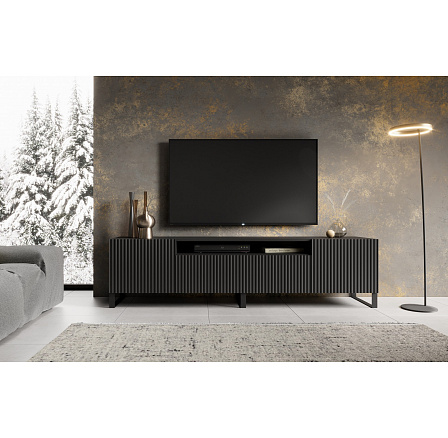 TV skříňka NOEMI Stojící Černá+Černá TV skříňka NOEMI Stojící Černá+Černá