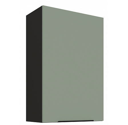 Horní skříňka ARIA - 60 G-90 1F, Černá/Aquamarine