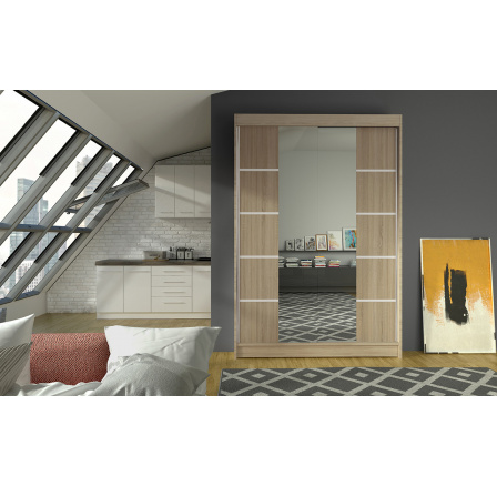 Šatní skříň LINORA V 120, Dub sonoma Šatní skříň LINORA V 120, Dub sonoma