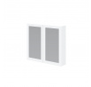 Zrcadlová skříňka 2D, bílá