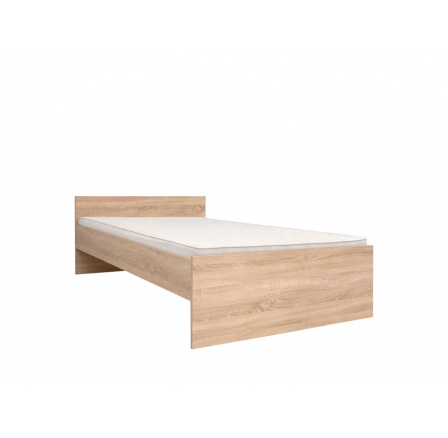 Postel NEPO LOZ/120 dub sonoma BEZ ROŠTU Postel NEPO LOZ/120 dub sonoma BEZ ROŠTU