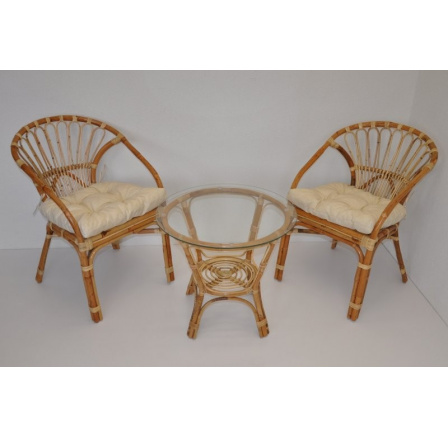 Ratanová sedací souprava Kelud