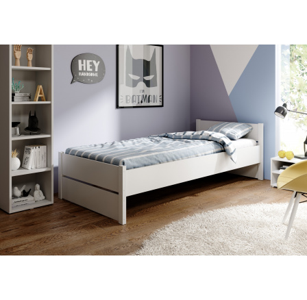 Dětská postel s matrací MARCELLO White