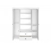 Šatní skříň LAHTI 02, Bílá/Bílý mat