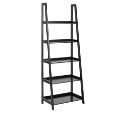 Regál Wally II Černý/Černý