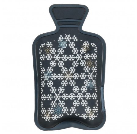 Ohřívač rukou Vločky černý