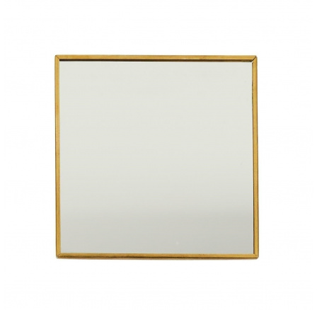 Zlatý čtvercový zrcadlový podstavec