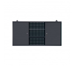 Závěsná skříňka na nářadí BEN, 1200 x 600 x 200 mm, antracitová