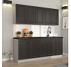 Horní rohová skříňka STELLO - 60x60 GN-108 2F (90°), Bílá/Grafit