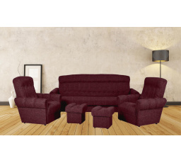 Sedací souprava Simona 3+1+1+2T Malmo 63 vínová