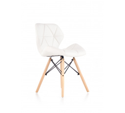 Jídelní židle K281, Bílá/Buk Výprodej !