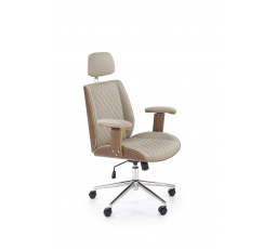 Kancelářské křeslo TIMBER, Ořech/Béžová