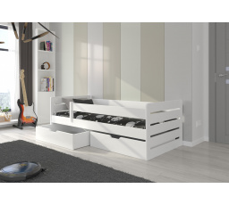 Postel s matrací BEMMA 200x90 Bílá
