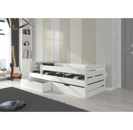 Postel s matrací BEMMA 200x90 Bílá
