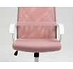 Kancelářské křeslo Q-026, Růžová/Bílá