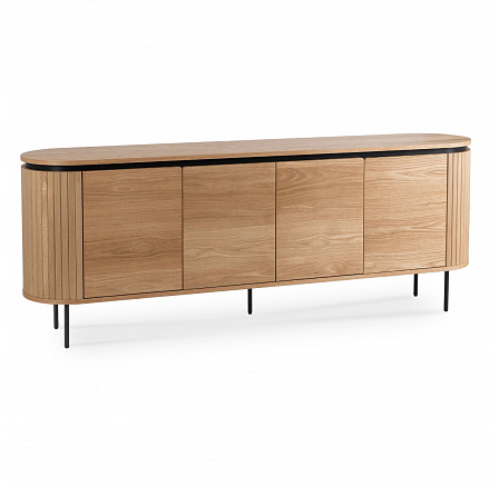 Komoda BECK 200 cm Čtyřdveřová Dub