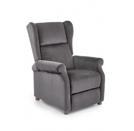 Polohovací křeslo AGUSTIN 2, šedá