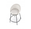 Barová židle H118, Béžová/Černá