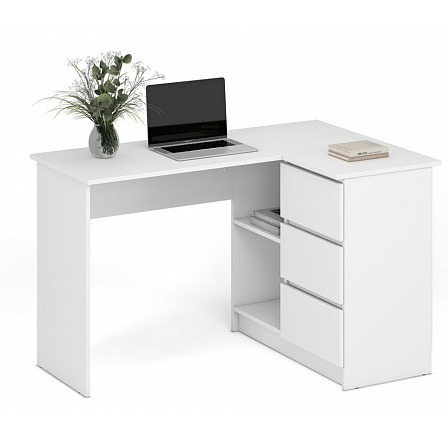 Psací stůl BEGA, Bílá UNI