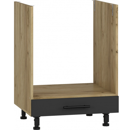Kuchyňská spodní skříňka na troubu VENTO DP-60/82 Dub craft,antracyt Kuchyňská spodní skříňka na troubu VENTO DP-60/82 Dub craft,antracyt